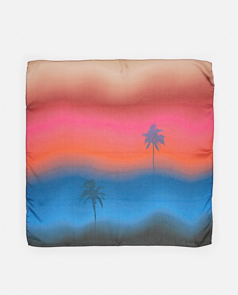 Shop Gio Giovanni Gerosa Silk Foulard In Multicolor