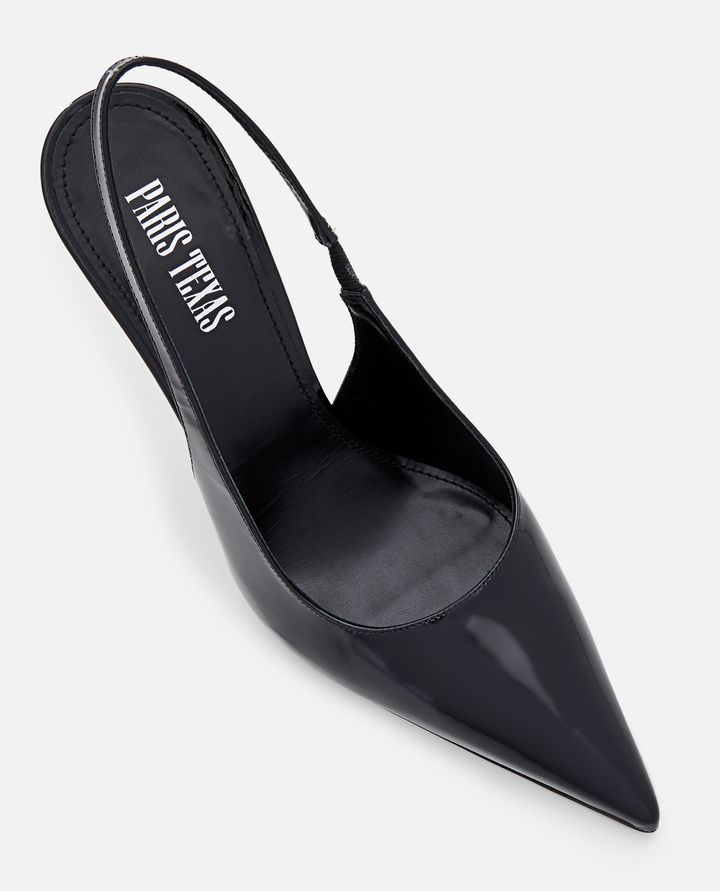 Paris Texas - 105MM LIDIA PATENT LEATHER SLINGBACK HEELS_7