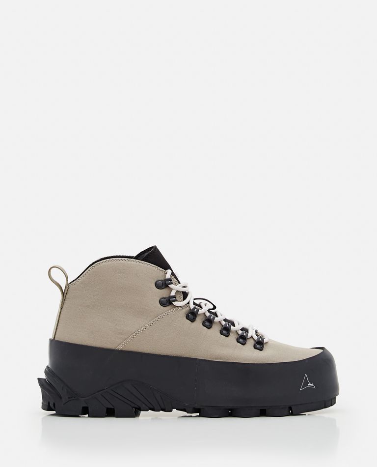 Roa Canvas Cvo Trecking Boots With Vibram Sole In Green