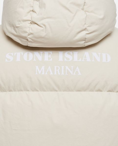 G09X2 STONE ISLAND MARINA_RUBBER WAX POPLIN DOWN for Men - Stone 