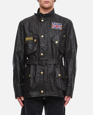 Barbour International - GIACCA UNION JACK INTERNATIONAL WAX