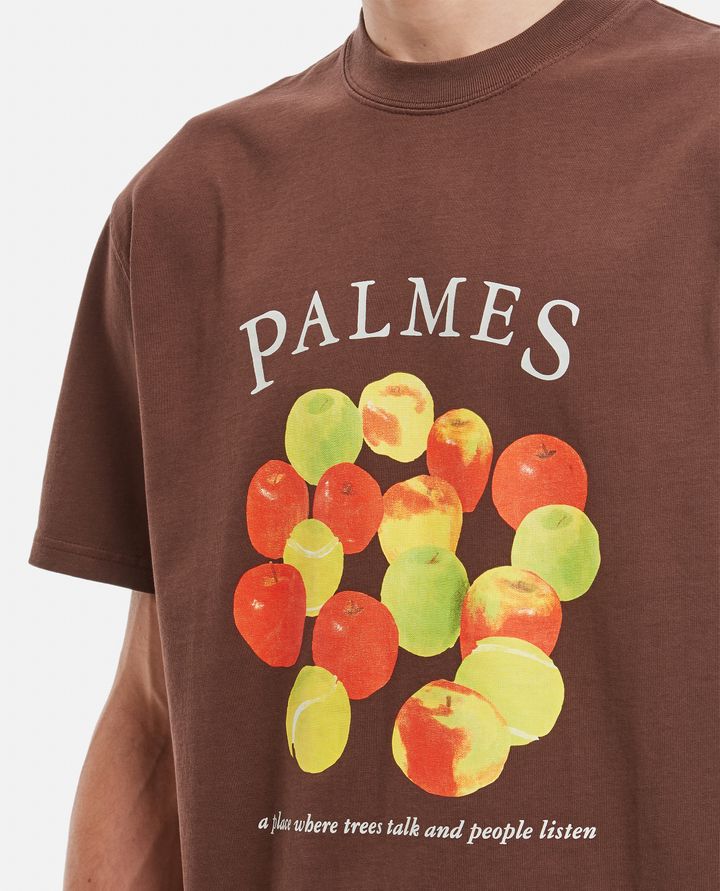 Palmes - T-SHIRT IN COTONE MELE_4