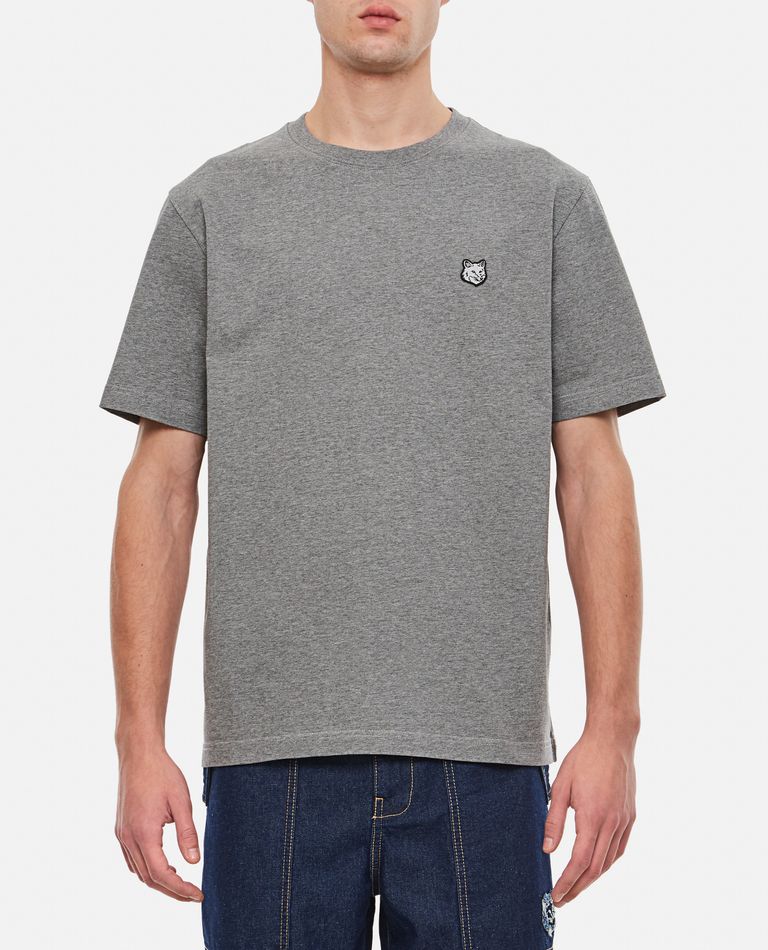 Maison KitsunÃ©  ,  Tonal Fox Head Patch Comfort T-shirt  ,  Grey M