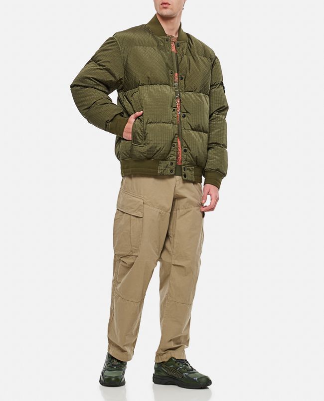 DOWN JACKET 43232 MACRO RIPSTOP NYLON METAL IN ECONYL® REGENERATED NYLON DOWNTC for Men Stone