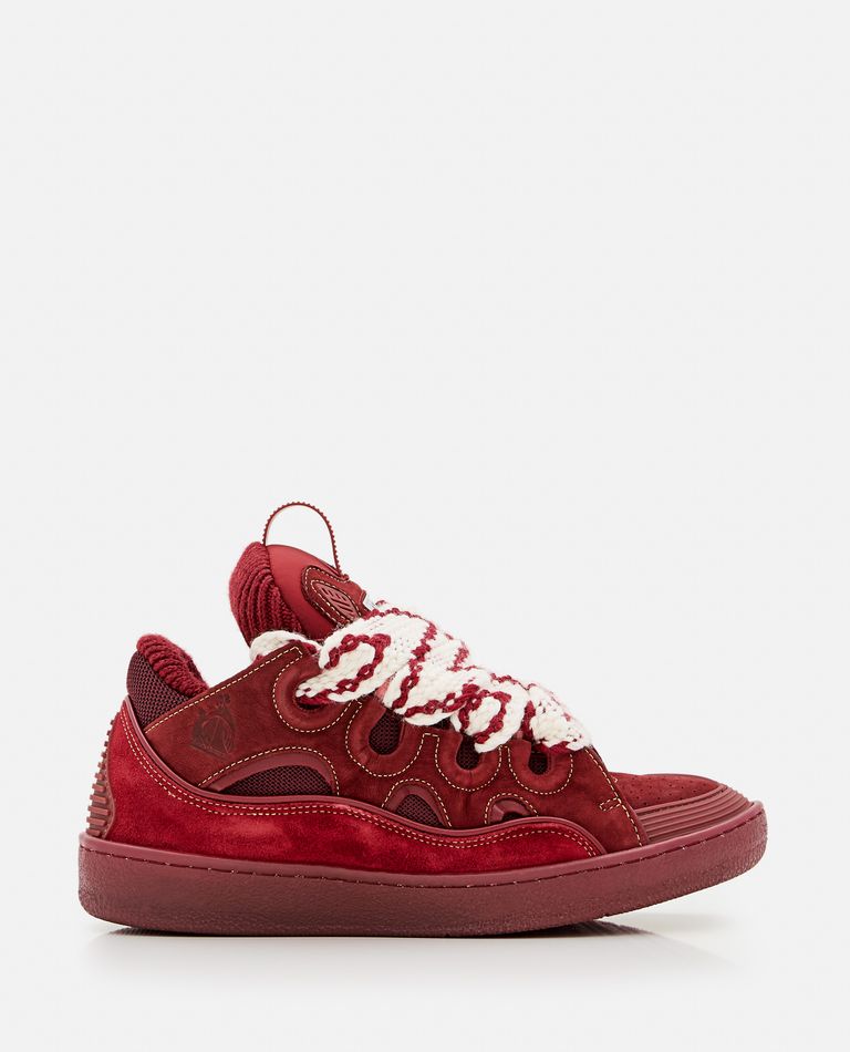 Lanvin  ,  Curb Sneakers  ,  Red 38