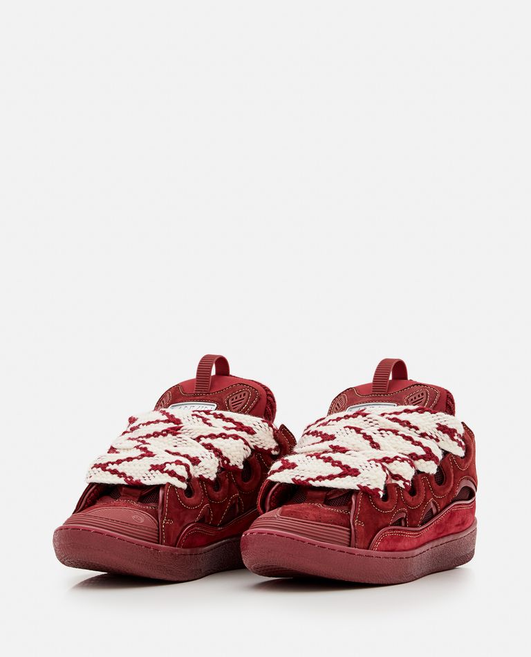 Lanvin  ,  Curb Sneakers  ,  Red 38