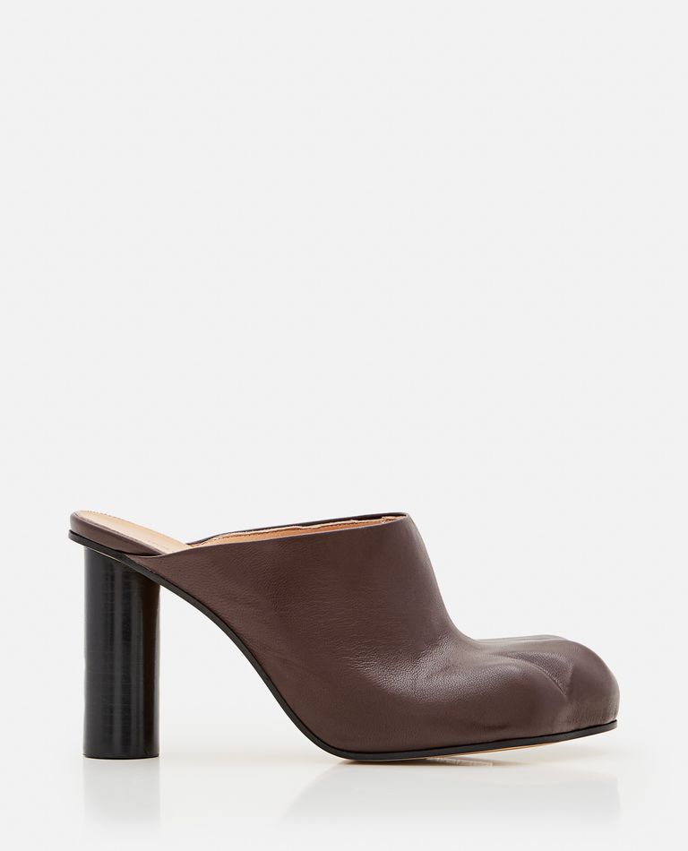 JW Anderson  ,  Heeled Paw Leather Mules  ,  Brown 38