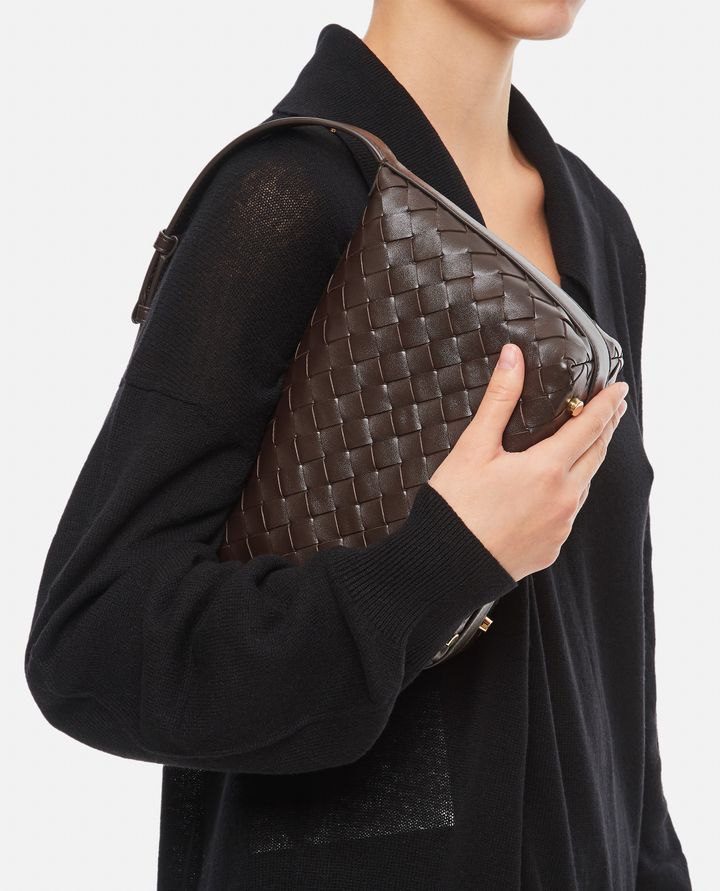 Bottega Veneta - MINI WALLACE LEATHER SHOULDER BAG_9