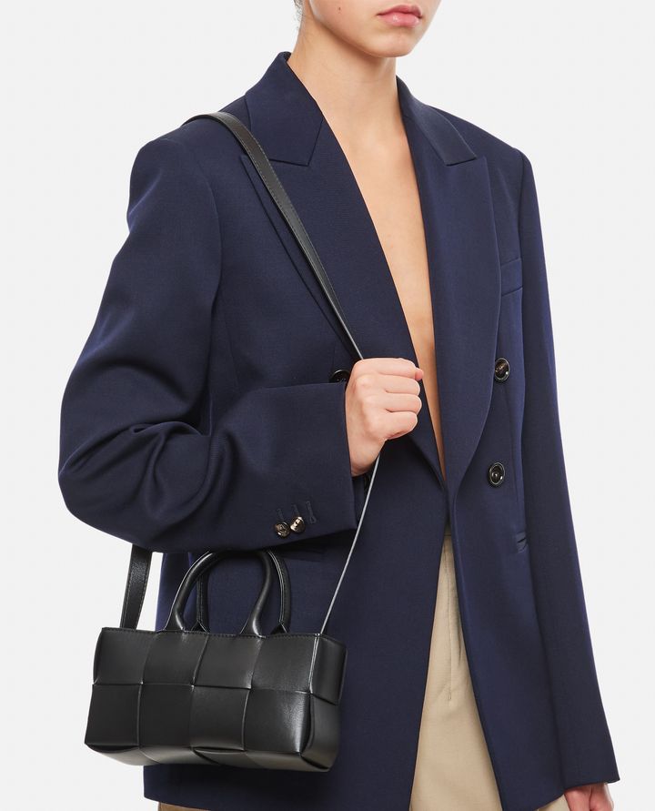 Bottega Veneta - EAST WEST MINI ARCO LEATHER TOTE BAG_5