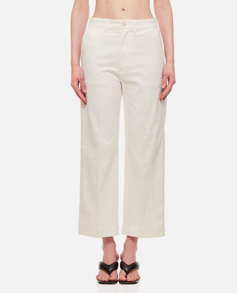 Polo Ralph Lauren  ,  Wide Leg Chino Pants   ,  White 10