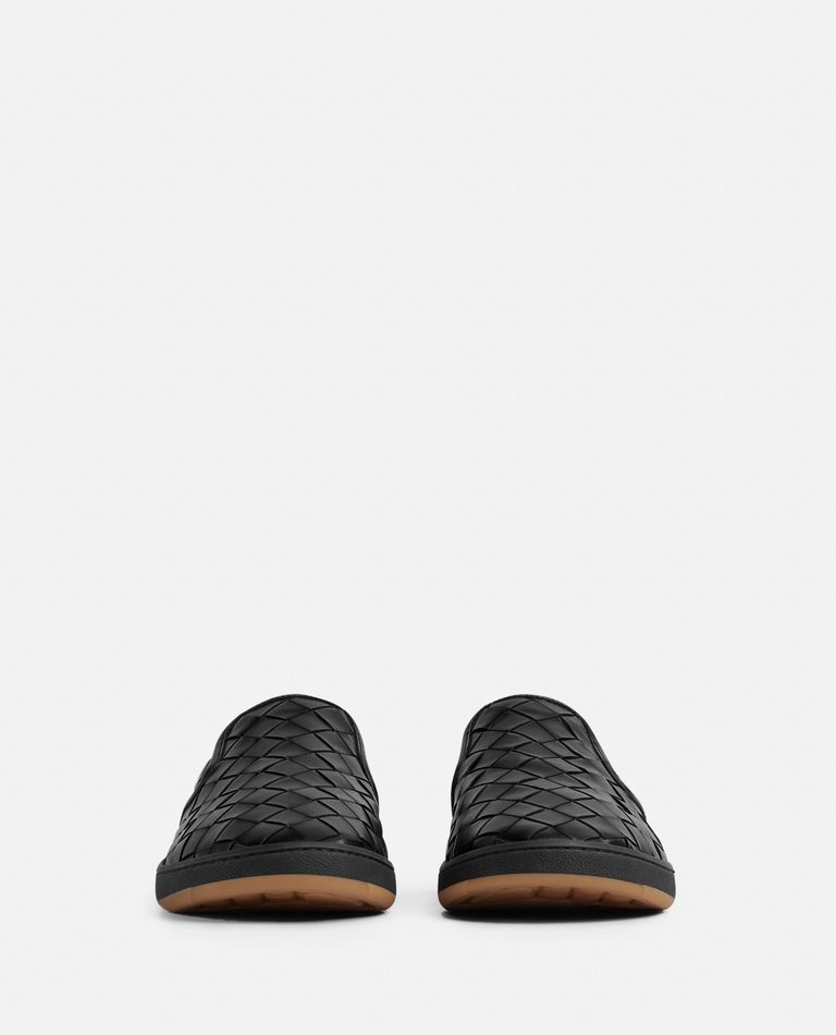 Bottega Veneta  ,  Slip-on Leather Sneakers  ,  Black 36