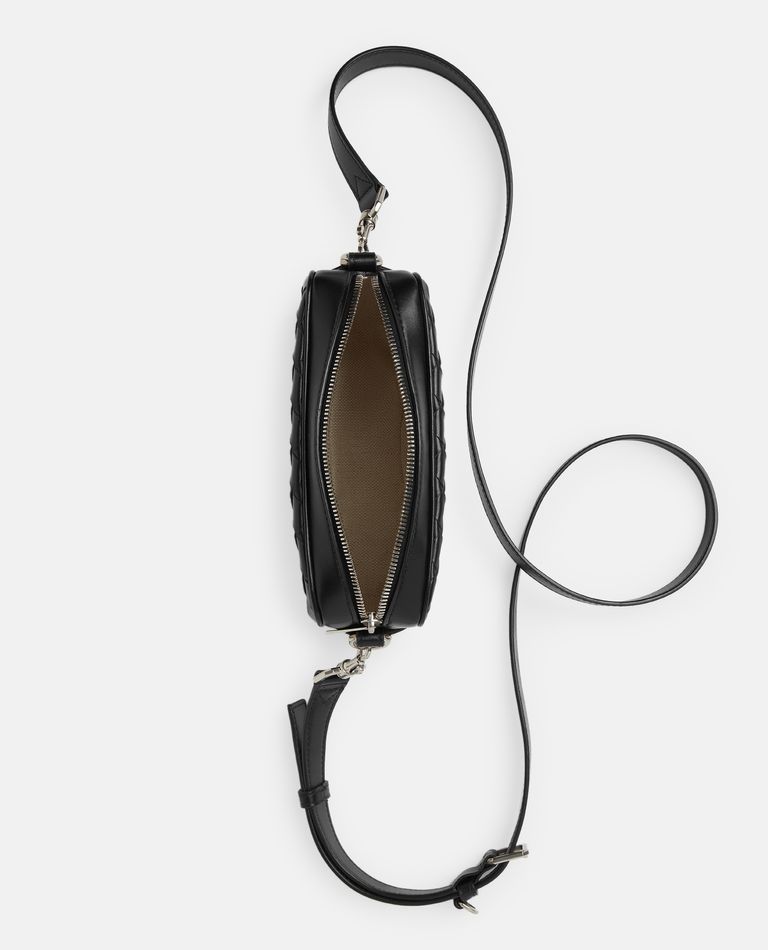 ショルダーバッグ Bottega Veneta Mini Intrecciato Camera Bag 765911V2HL18803 Bottega Veneta Mini Loop Camera Intrecciato Leather