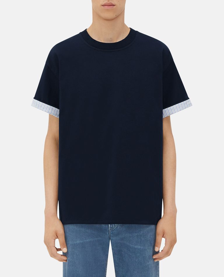 Bottega Veneta  ,  Double Layer T-shirt  ,  Blu S