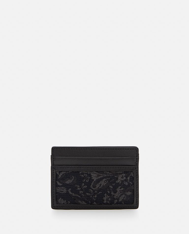 Versace  ,  Card Case Fabric Jacquard  ,  Black TU