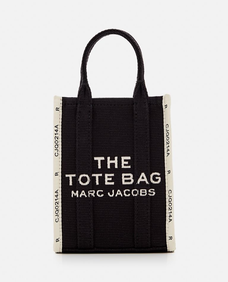 Marc Jacobs  ,  The Phone Jacquard Tote Bag  ,  Black TU