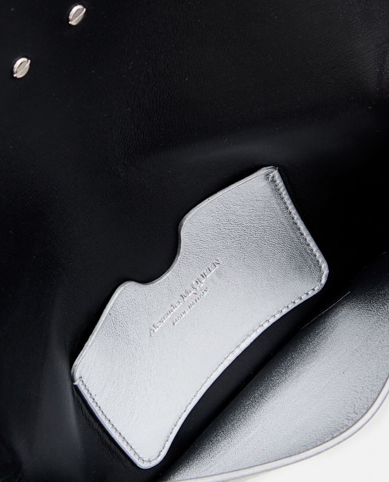 SEAL LEATHER PHONE HOLDER for Women - Alexander McQueen sale
