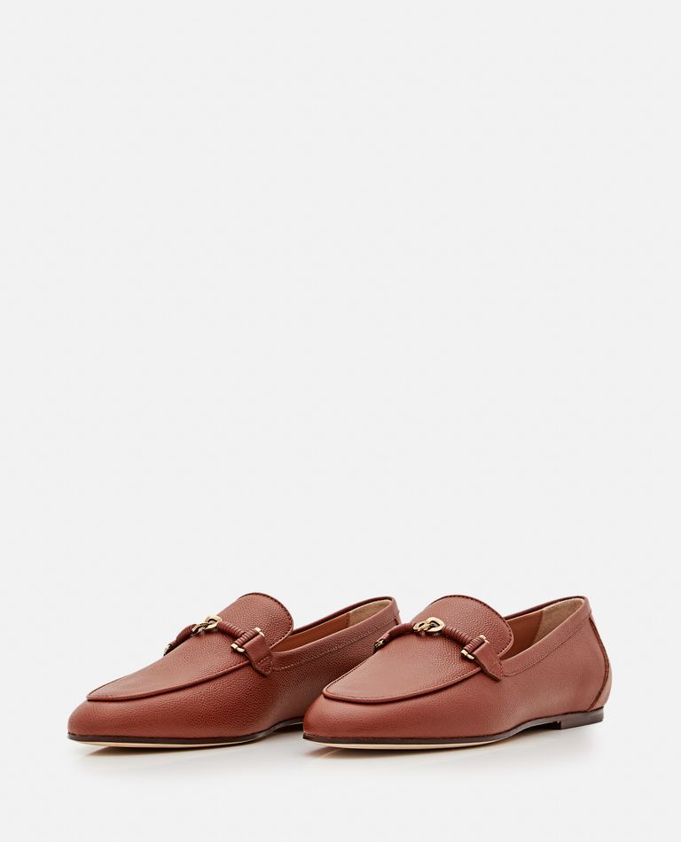 Tod's  ,  Flat Leather Loafers  ,  Brown 39,5