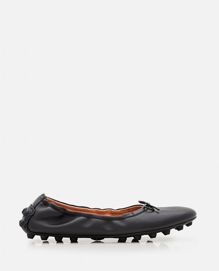 Tod's - GOMMINO LEATHER BALLET FLATS_1