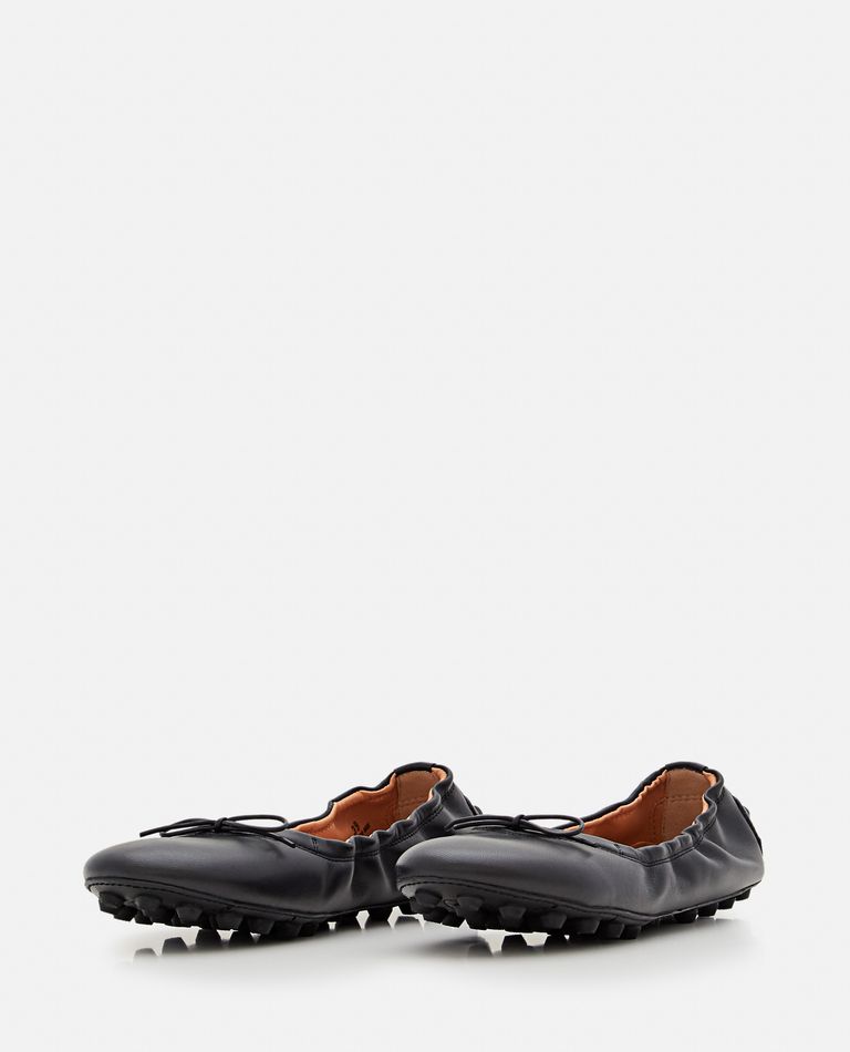 Tod's  ,  Gommino Leather Ballet Flats  ,  Black 39,5