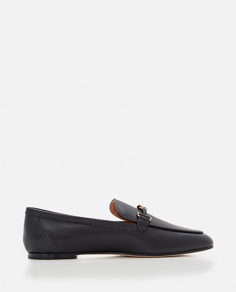 Tod's  ,  Flat Leather Loafers  ,  Black 36,5
