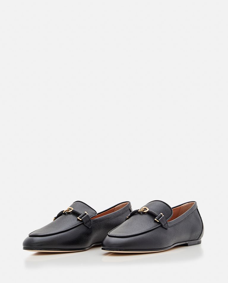 Tod's  ,  Flat Leather Loafers  ,  Black 36,5