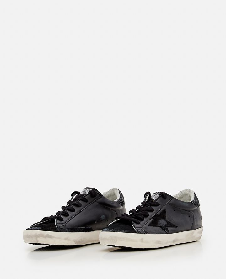 Golden Goose - SUPER STAR LEATHER SNEAKERS_3