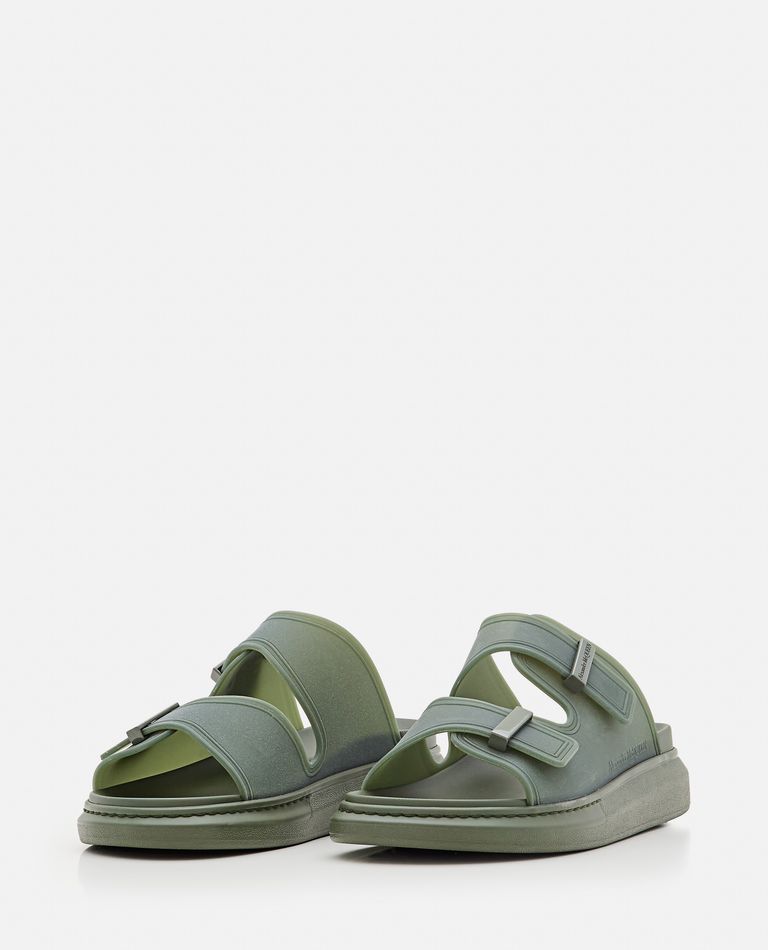 Alexander McQueen  ,  Rubber Sandals  ,  Green 45