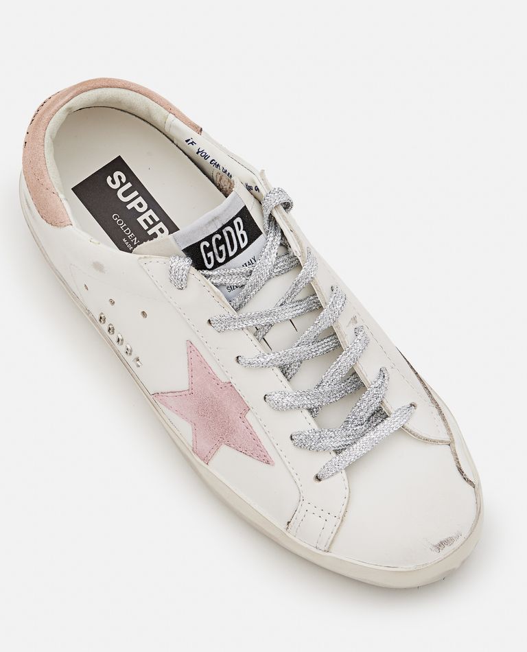 GOLDEN GOOSE スーパースター ビンテージ加工 BL/WH 24㎝ - スニーカー