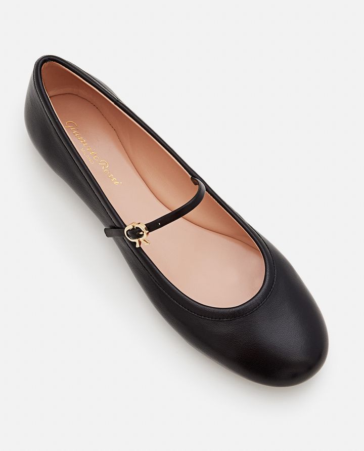 Gianvito Rossi - LEATHER BALLET FLAT_4