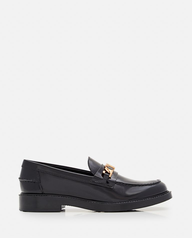 Tod's  ,  Patent Leather Loafers  ,  Black 38