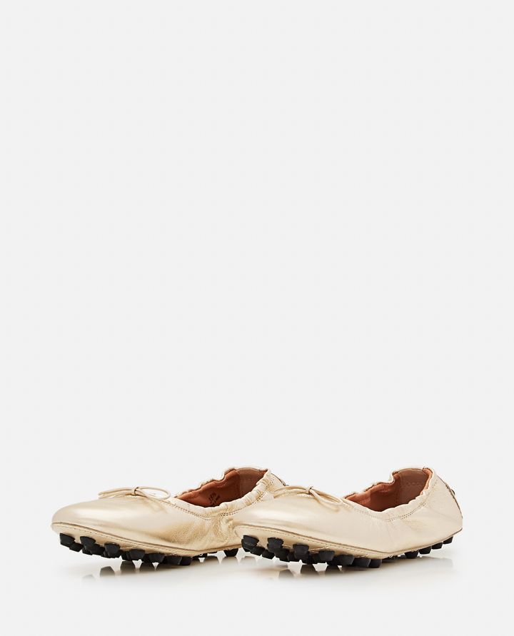 Tod's - GOMMINO LEATHER BALLET FLATS_2