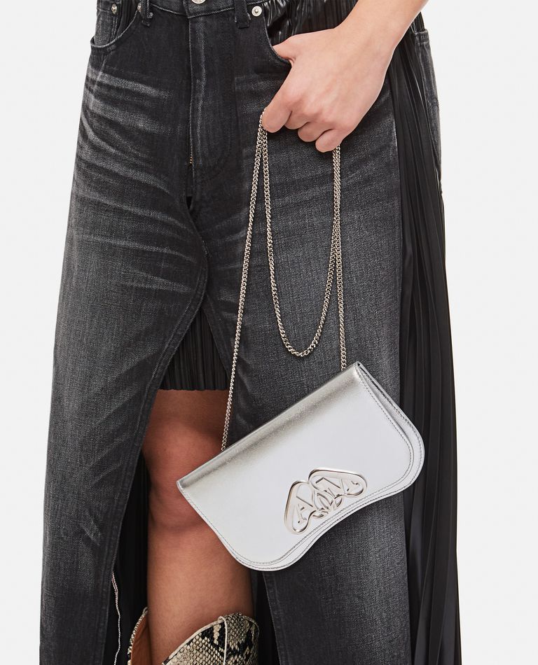 【関税込み】The Phone Holder Crossbody - Alexander McQueen - Alexander Mcqueen The Phone Holder Crossbody - Nylon - Black