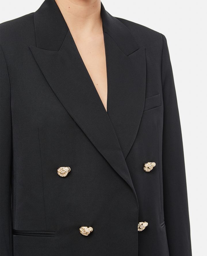 Lanvin - DOUBLE BREASTED TAILORED WOOL JACKET_4