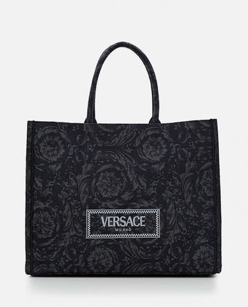 Versace - BAROCCO BORSA CON RICAMO TOTE EXTRA LARGE