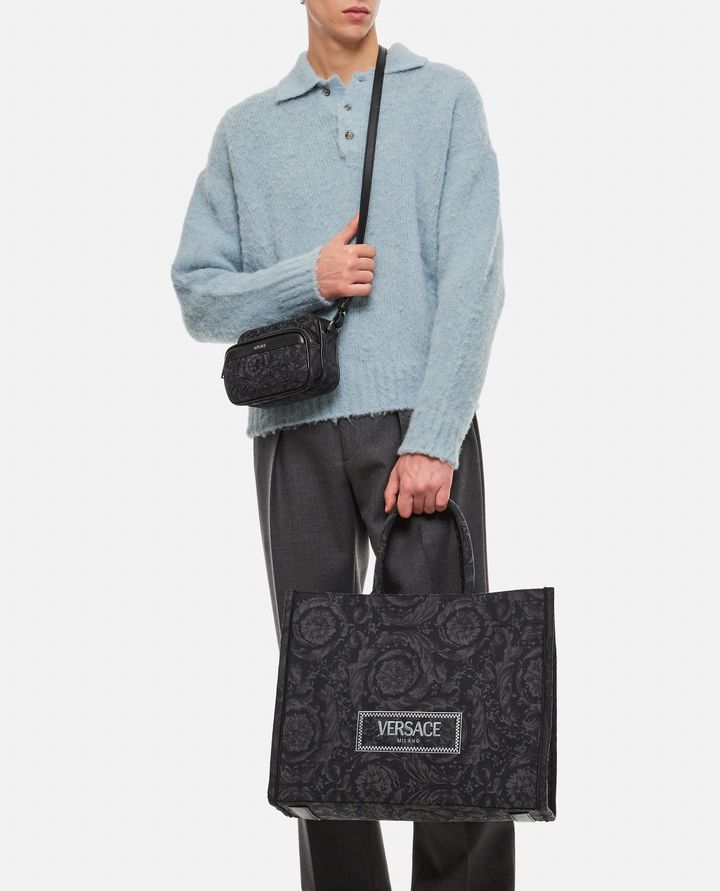 Versace - BAROCCO EMBROIDERY EXTRA LARGE TOTE BAG _5