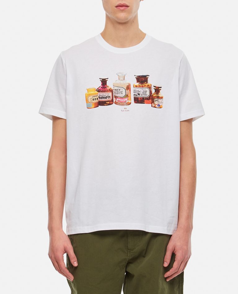 Ps By Paul Smith Robot T-shirt In White
