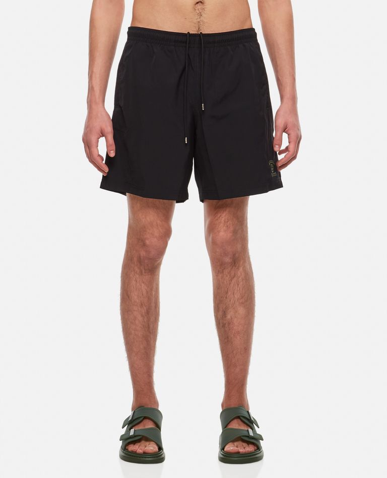 Alexander Mcqueen Short De Bain In Black