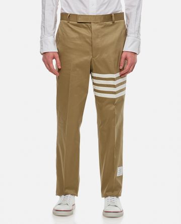 Thom Browne - CHINO TROUSER W/ 4 BAR IN COTTON TWILL