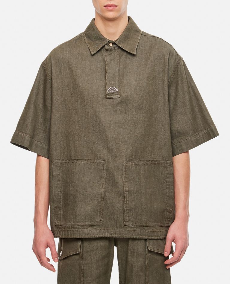 Alexander McQueen  ,  Denim Cotton Shirt  ,  Green 48