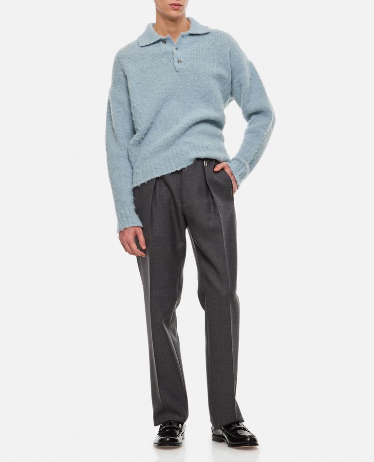 Fendi  ,  Trousers Wool Crepe  ,  Grey 50