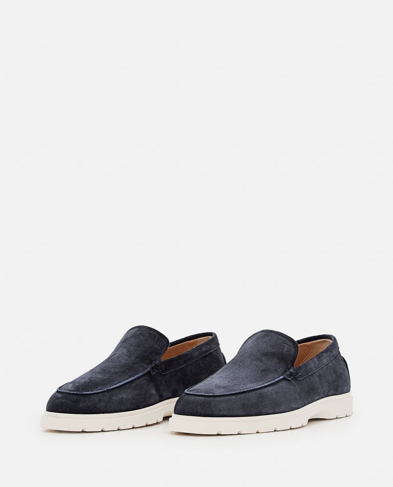 Tod's  ,  Suede Loafers  ,  Blue 10