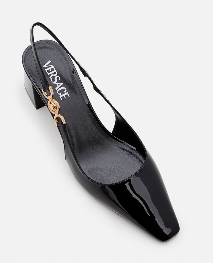 Versace - PATENT LEATHER SLINGBACK_4