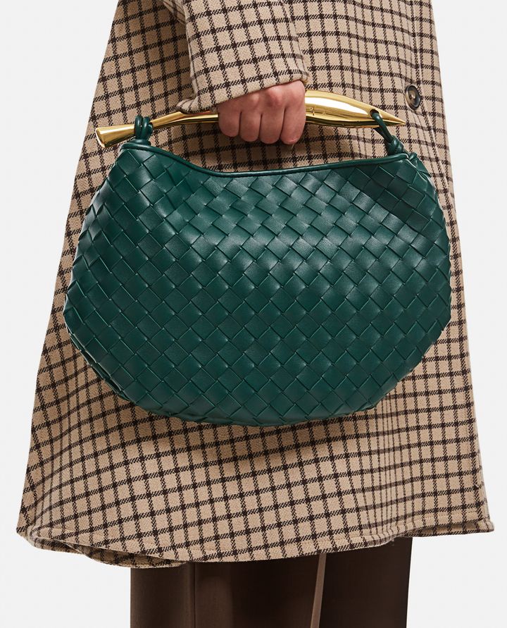 Bottega Veneta - SARDINE LEATHER TOP HANDLE BAG_5