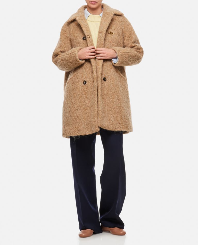 Fay  ,  Double Breasted Jacqueline Coat  ,  Brown M