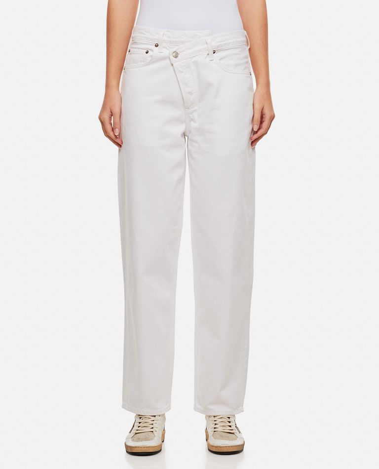 CRISS CROSS REGULAR DENIM PANTS for Women - Agolde | Biffi