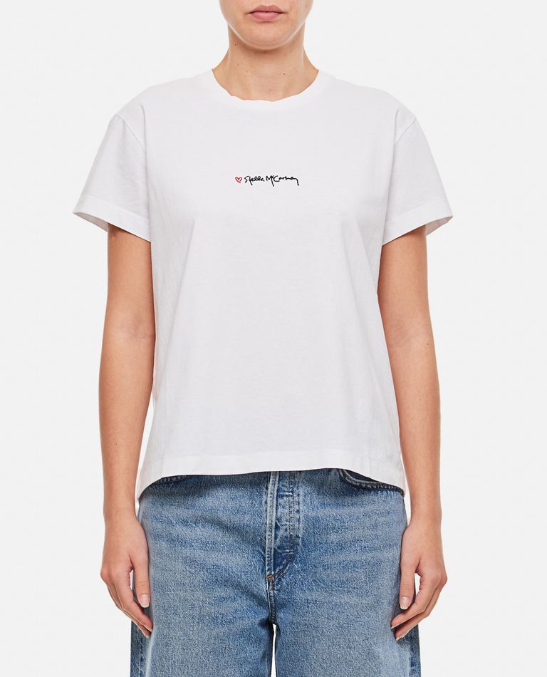 Stella McCartney  ,  Embroidery T-shirt  ,  White L