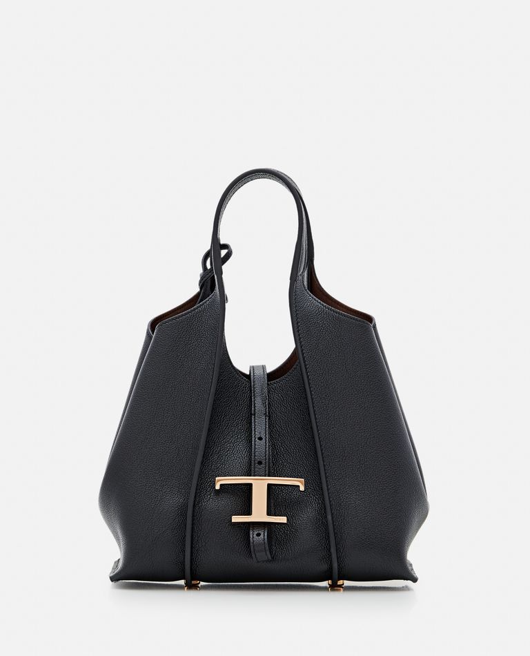 Tod's Shopping Bag T Timeless Mini In Black