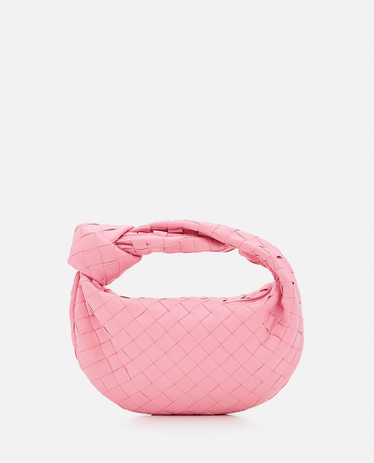 Bottega Veneta  ,  Mini Jodie Leather Handbag  ,  Rose TU