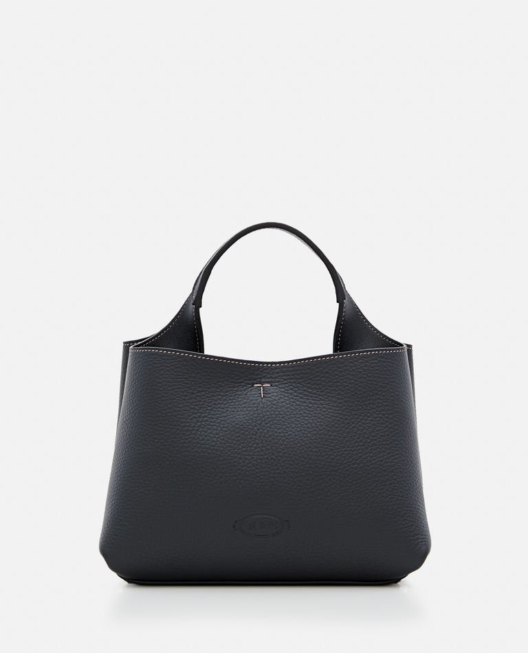 Tod's  ,  Micro Leather Tote Bag  ,  Black TU
