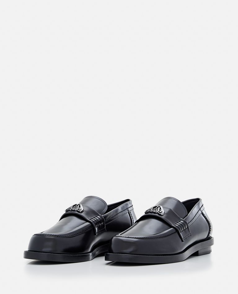 Alexander McQueen  ,  Leather Loafers  ,  Black 42